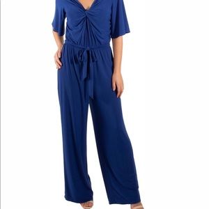 NY Collection Angel Sleeve Twist Front Jum…